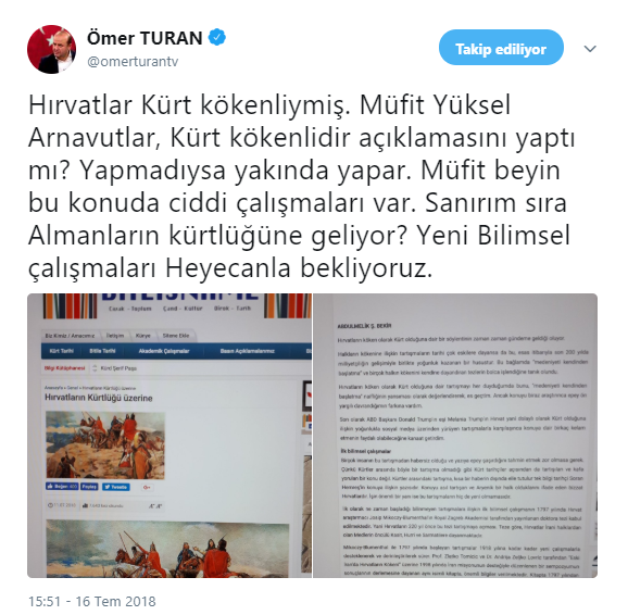 Hırvatlar Kürt kökenli mi?